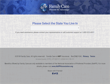 Tablet Screenshot of marketer.familycarecard.com